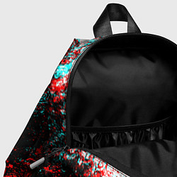 Детский рюкзак Dayz глитч брызги красок, цвет: 3D-принт — фото 2