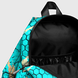 Детский рюкзак Nissan текстура краски, цвет: 3D-принт — фото 2