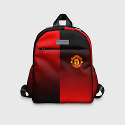 Детский рюкзак Манчестер Юнайтед градиент спорт, цвет: 3D-принт