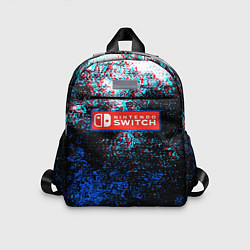 Детский рюкзак Нинтендо брызги красок глитч