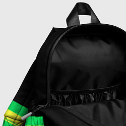 Детский рюкзак Brawl stars Leon полосы, цвет: 3D-принт — фото 2