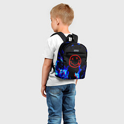 Детский рюкзак Nirvana flame, цвет: 3D-принт — фото 2