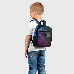 Детский рюкзак Manchester City футбольная сетка, цвет: 3D-принт — фото 2