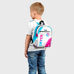 Детский рюкзак Inter neon gradient style вертикально, цвет: 3D-принт — фото 2