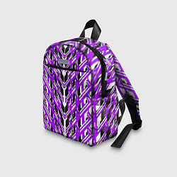 Детский рюкзак Фиолетовая техно броня, цвет: 3D-принт — фото 2