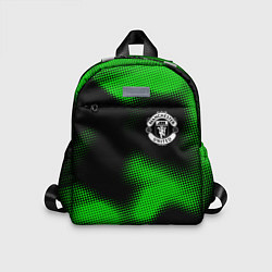 Детский рюкзак Manchester United sport halftone, цвет: 3D-принт