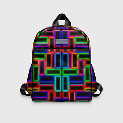 Детский рюкзак Цветные светящиеся прямоугольники