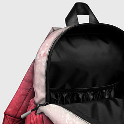 Детский рюкзак Градиент розово-чёрный брызги, цвет: 3D-принт — фото 2