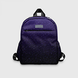 Детский рюкзак Градиент ночной фиолетово-чёрный, цвет: 3D-принт