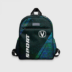 Детский рюкзак Changan sport glitch blue, цвет: 3D-принт