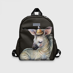 Детский рюкзак Жеребенок в колпачке - милая зебра