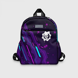 Детский рюкзак Gears of War neon gaming, цвет: 3D-принт