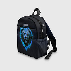 Детский рюкзак Пылающая эмблема медведя, цвет: 3D-принт — фото 2