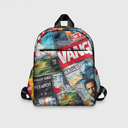 Детский рюкзак Vanguard collage - ai art patchwork, цвет: 3D-принт