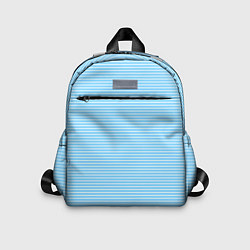 Детский рюкзак Светлый голубой в белую полоску