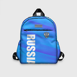Детский рюкзак Россия - синие волны, цвет: 3D-принт