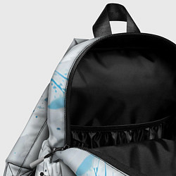 Детский рюкзак Ворон с чёрно-голубым оперением, цвет: 3D-принт — фото 2
