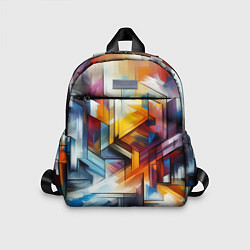 Детский рюкзак Абстрактные фигуры, цвет: 3D-принт
