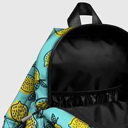 Детский рюкзак Летние лимоны - паттерн, цвет: 3D-принт — фото 2
