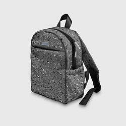 Детский рюкзак Чёрно-белый абстрактный, цвет: 3D-принт — фото 2
