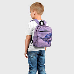 Детский рюкзак Летящий орел и ночной город двойная экспозиция, цвет: 3D-принт — фото 2