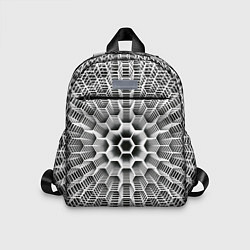 Детский рюкзак Бесконечный гексагональный каркас, цвет: 3D-принт