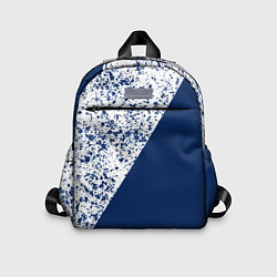 Детский рюкзак Сине-белый пополам