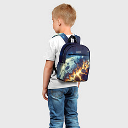Детский рюкзак Взрыв планеты - космос от нейросети, цвет: 3D-принт — фото 2