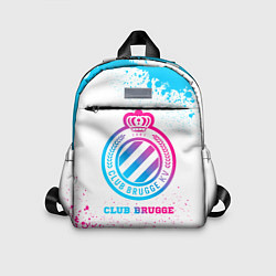 Детский рюкзак Club Brugge neon gradient style, цвет: 3D-принт