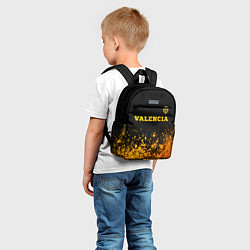 Детский рюкзак Valencia - gold gradient посередине, цвет: 3D-принт — фото 2