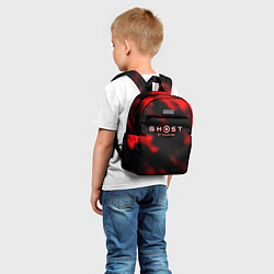 Детский рюкзак Ghost of Tsushima огненный стиль, цвет: 3D-принт — фото 2