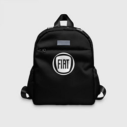 Детский рюкзак FIAT logo white, цвет: 3D-принт