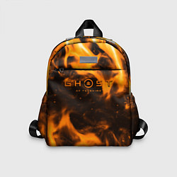 Детский рюкзак Ghost of Tsushima шторм оранж, цвет: 3D-принт
