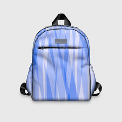 Детский рюкзак Полосатый сиренево-голубой пламенный