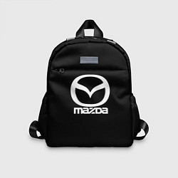 Детский рюкзак Mazda logo white, цвет: 3D-принт