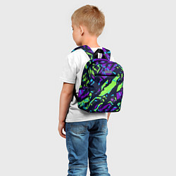 Детский рюкзак Абстрактный фон со спортивным рисунком, цвет: 3D-принт — фото 2