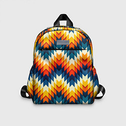 Детский рюкзак Этнический орнамент афро, цвет: 3D-принт