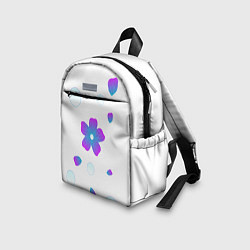 Детский рюкзак Цветочки и пузыри, цвет: 3D-принт — фото 2