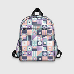 Детский рюкзак Баухаус в пастельных оттенках, цвет: 3D-принт