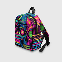Детский рюкзак Pop art skull - ai art, цвет: 3D-принт — фото 2
