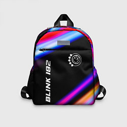 Детский рюкзак Blink 182 neon rock lights, цвет: 3D-принт