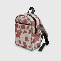 Детский рюкзак Коровий паттерн коричневого цвета, цвет: 3D-принт — фото 2