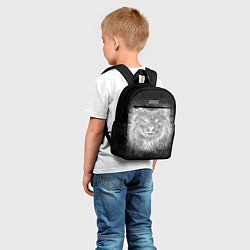 Детский рюкзак Голова медведя из дыма, цвет: 3D-принт — фото 2