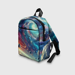 Детский рюкзак Полет к далёкой планете - нейросеть, цвет: 3D-принт — фото 2