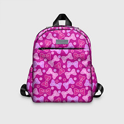 Детский рюкзак Розовые бантики, цвет: 3D-принт