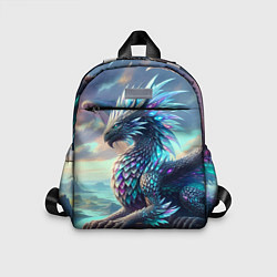 Детский рюкзак Крылатый сказочный дракон - нейросеть, цвет: 3D-принт