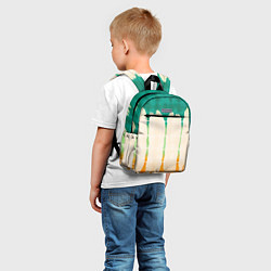 Детский рюкзак Abstract color stripes, цвет: 3D-принт — фото 2