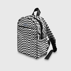 Детский рюкзак Черно-белые кривые, цвет: 3D-принт — фото 2