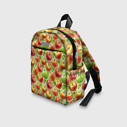 Детский рюкзак Натуральные яблоки паттерн, цвет: 3D-принт — фото 2