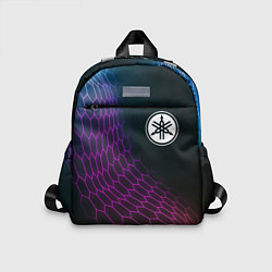Детский рюкзак Yamaha neon hexagon, цвет: 3D-принт